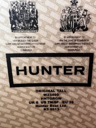 Botas de agua Hunter amarillas