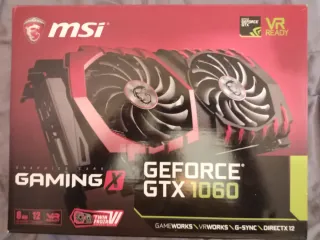 MSI GTX 1060 6GB Gaming X Tarjeta Gráfica