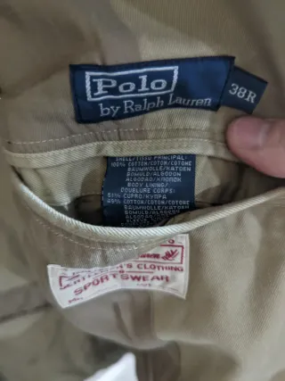 Blazer Ralph Lauren vintage verde oliva