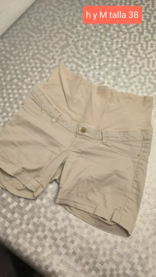 Pantalón premamá beige