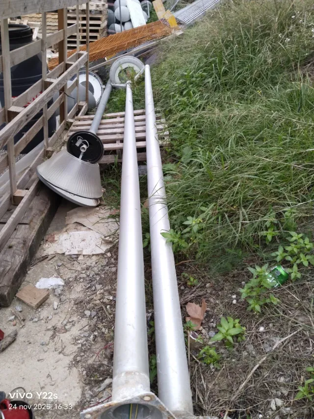 Farolas 4,70m Metal/Plástico