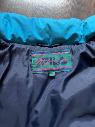 Abrigo de plumas Fila azul