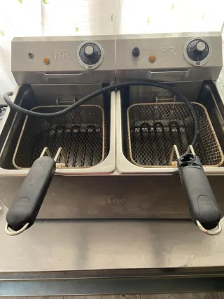 Freidora doble hostelería HR