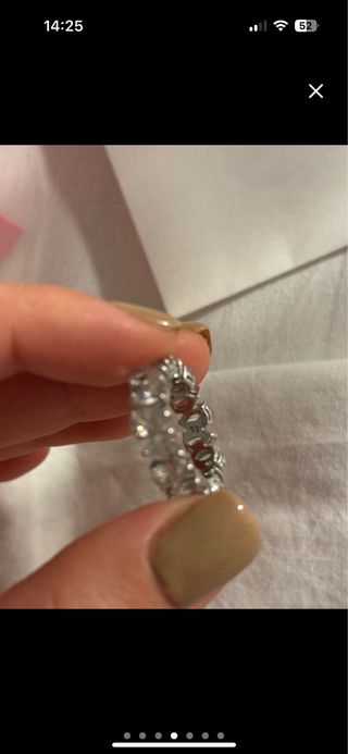 Anillo Swarovski Plata y Cristales