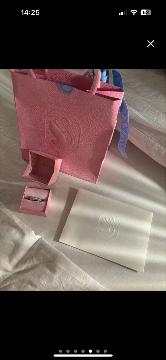 Anillo Swarovski Plata y Cristales