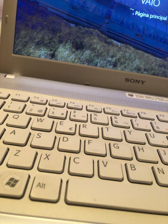 Sony Vaio Portátil Blanco