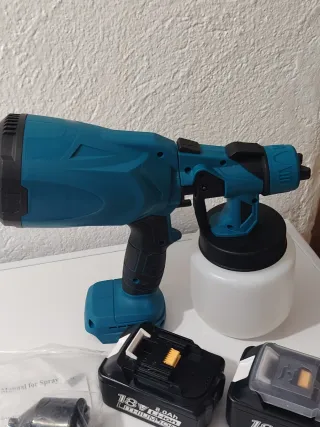 Pistola Pintura a batería + 2 Baterías