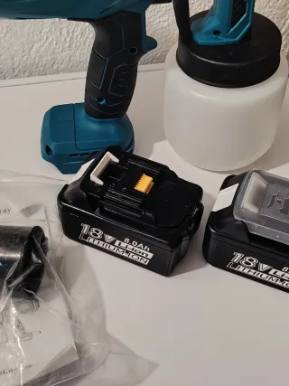 Pistola Pintura a batería + 2 Baterías