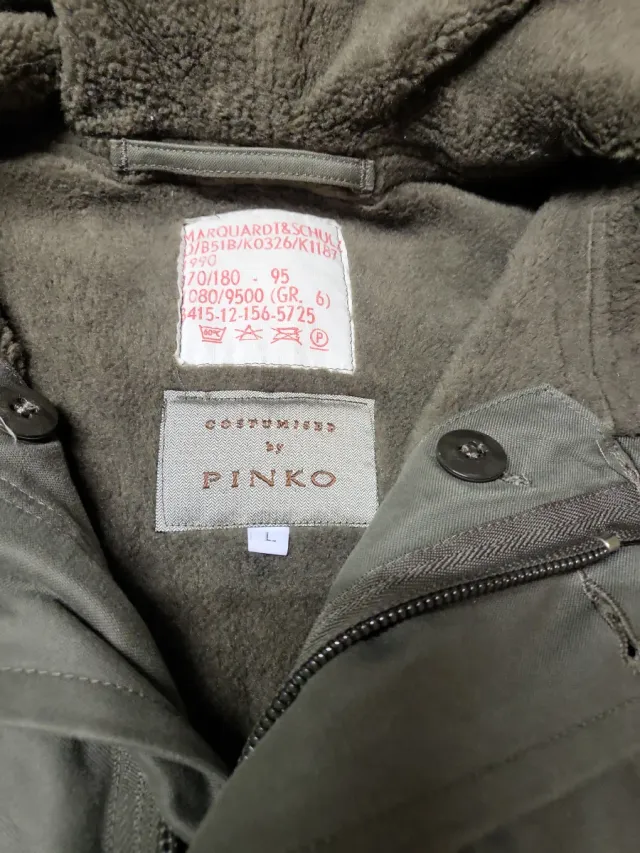 Parka uomo verde oliva