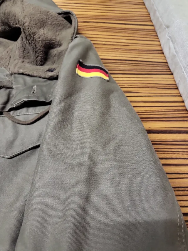 Parka uomo verde oliva