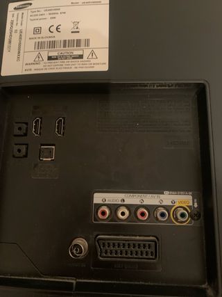 Televisor Samsung Negro con Mando de 40 pulgadas