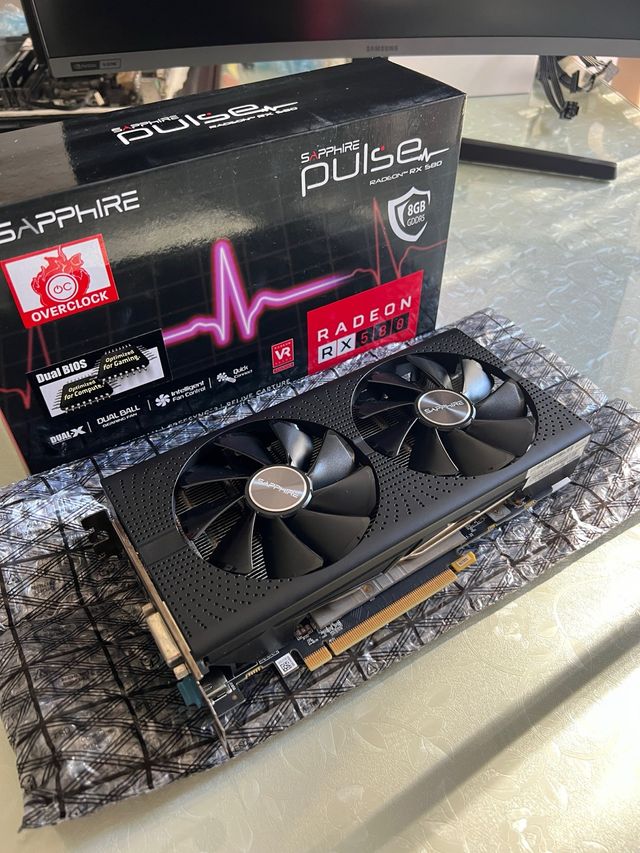 Sapphire Pulse RX 580 8GB Tarjeta Gráfica