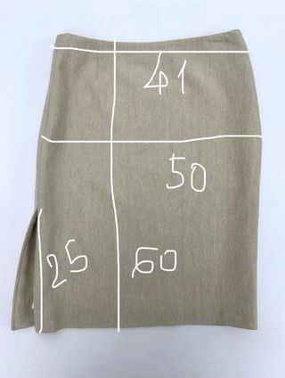 elegante Gonna in tessuto, donna Tg M