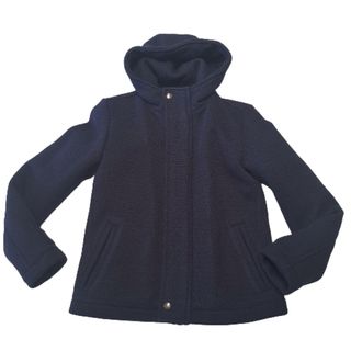 Giaccone blu con cappuccio uomo