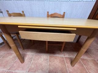 Tavolo da cucina estensibile in legno 120x70