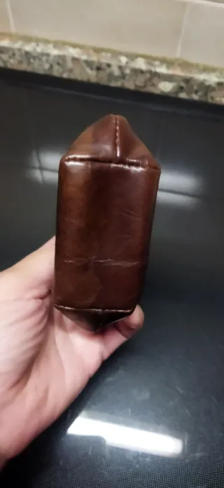 Portamonete The Bridge in pelle marrone