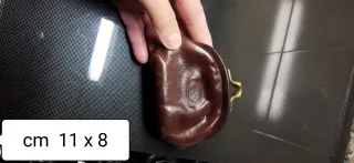 Portamonete The Bridge in pelle marrone