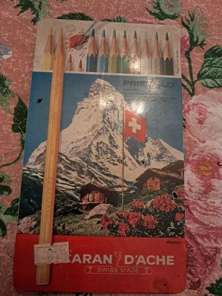 Set 12 matite colorate Prismalo Caran d'Ache