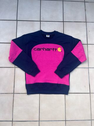 Sudadera Carhartt Azul y Rosa