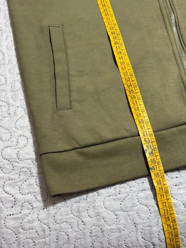 Felpa Umbro Zip Verde Oliva Taglia L