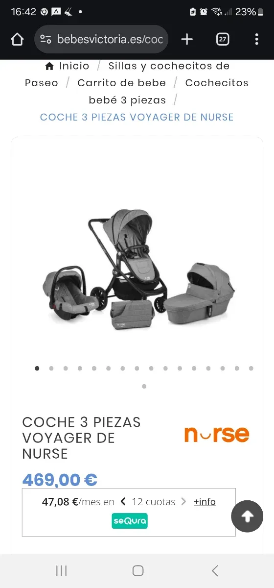 Carrito de bebé Nurse by Jane