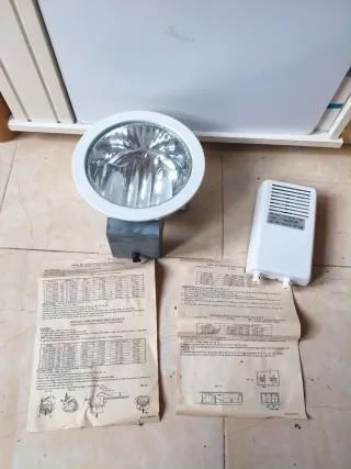 Foco y transformador