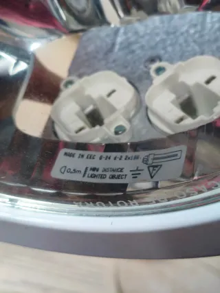 Foco y transformador