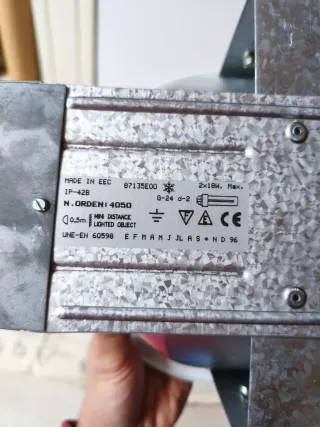 Foco y transformador