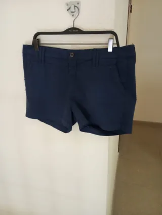 Bermudas azules mujer