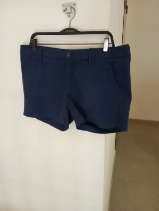 Bermudas azules mujer