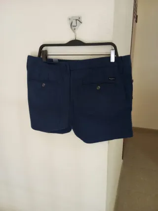 Bermudas azules mujer