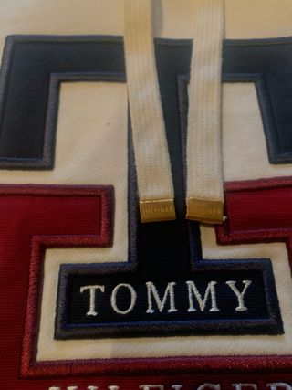 Sudadera Tommy Hilfiger Blanca y Beige