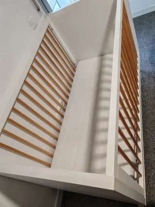 Cuna Metrópoli Blanca con colchón