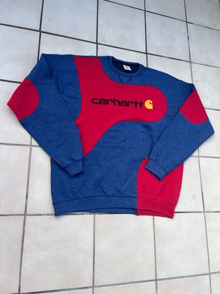 Sudadera Carhartt Azul y Roja