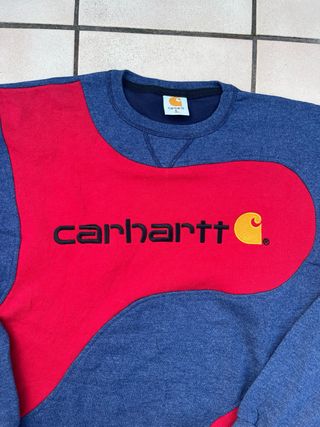 Sudadera Carhartt Azul y Roja