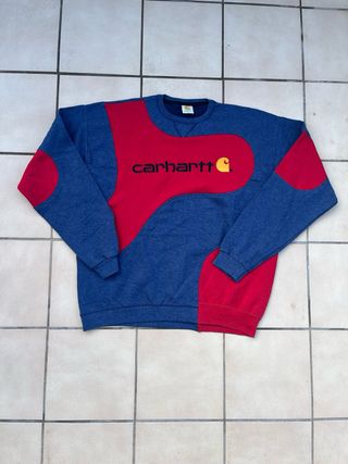 Sudadera Carhartt Azul y Roja