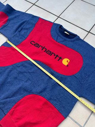 Sudadera Carhartt Azul y Roja
