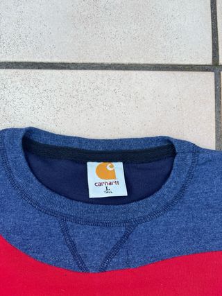 Sudadera Carhartt Azul y Roja
