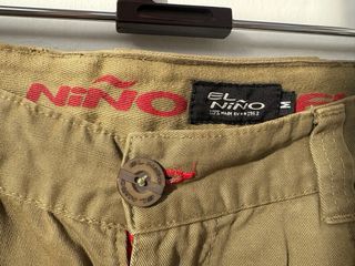 Bermudas El Niño Hombre Verde Oliva