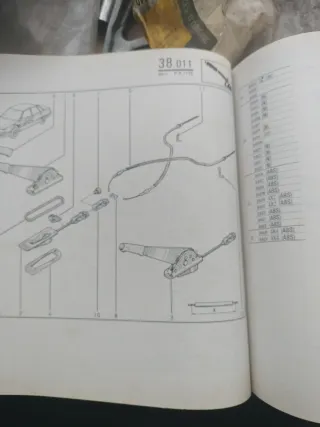 Palanca Freno Mano Renault 21