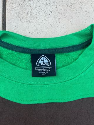 Sudadera Nike ACG Marrón y Verde