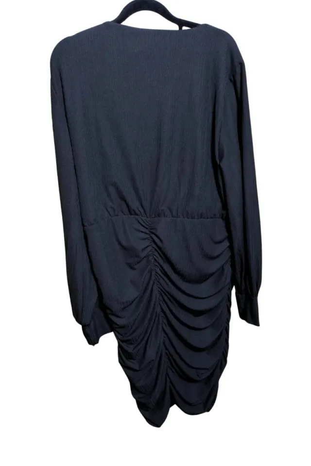 Vestido VILA negro fruncido elástico XXL