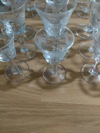 Set Calici Art Decò e Caraffa Anni 30/40