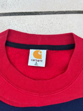 Sudadera Carhartt Roja y Azul