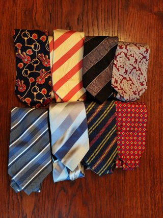 Cravatte uomo pura seta varie fantasie uomo