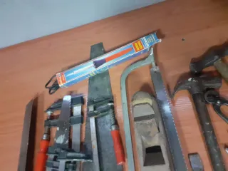 Lote de herramientas para carpintería