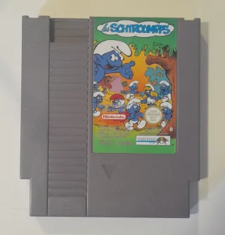 Juego los Pitufos nintendo nes españolizado