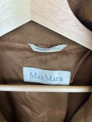 Cappotto Max Mara Tweet Bear Taglia L