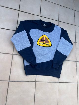 Sudadera Nike ACG Azul y Gris