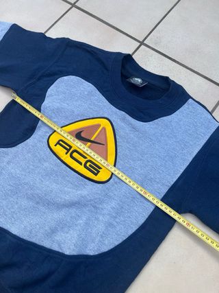 Sudadera Nike ACG Azul y Gris